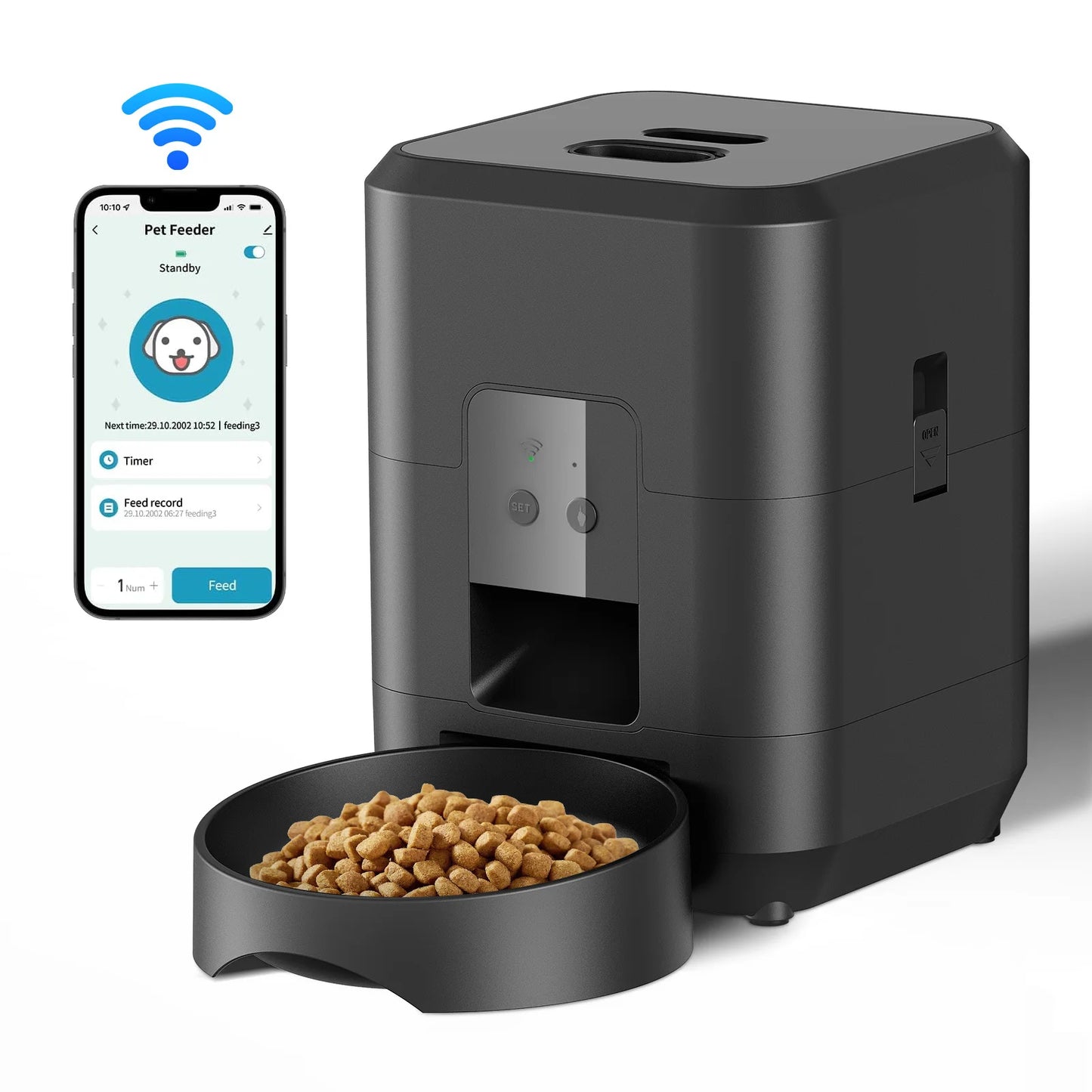 PetsFirst™ Slimme Automatische Pet Feeder (2L, WiFi)